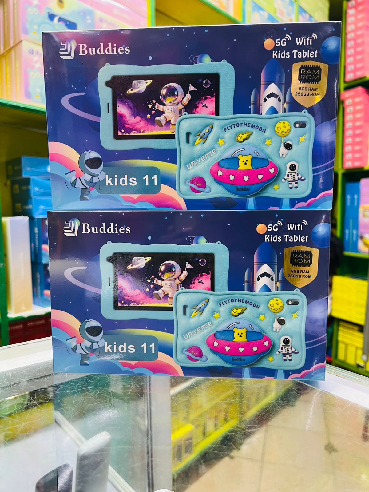 NEW ARRIVAL BUDDIES KIDS 11 STUDY TABLET 5G WIFI TABLETS 8GB RAM / 256GB ROM STORAGE With BOTH SIM CARD SLOT AND MEMORY CARD SLOT, ANDROID TAB FOR LEARNING AND FUN