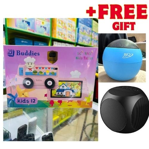 [NEW ARRIVAL] BUDDIES KIDS 12 STUDY TABLET 5G WIFI TABLETS 8GB RAM / 256GB ROM STORAGE With BOTH SIM CARD SLOT AND MEMORY CARD SLOT, ANDROID TAB FOR LEARNING AND FUN, Children tablet