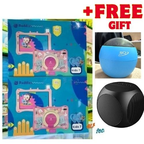 NEW ARRIVAL BUDDIES KIDS 7 STUDY TABLET 5G WIFI TABLETS 8GB RAM / 256GB ROM STORAGE With BOTH SIM CARD SLOT AND MEMORY CARD SLOT,  ANDROID TAB FOR LEARNING AND FUN