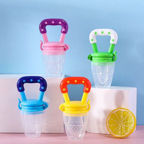 Baby Food Feeder Fruit Feeder Pacifier Infant Teething Toy Teether Includes Additional Silicone