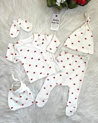 11 Pieces Unisex Newborn Baby Receiving Set – Clothes & Accessories Gift Pack