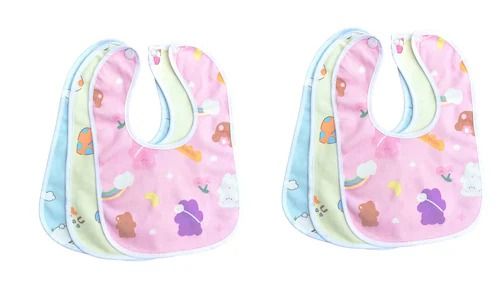 3-Pack Soft Baby Bibs – Absorbent, Washable & Comfortable Feeding Set