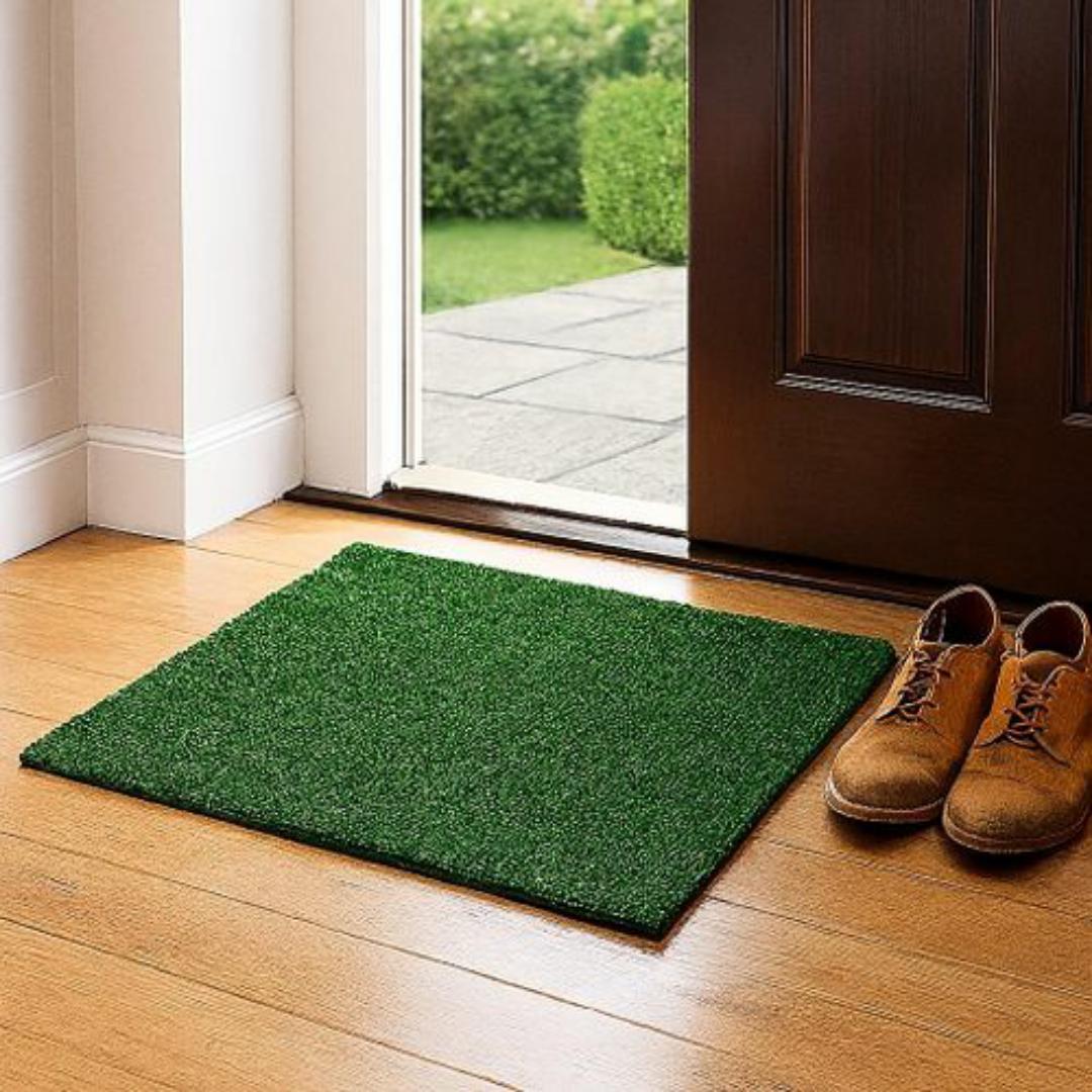 Mac Carpet Luxurious Anti-Slip Artificial Grass Turf Door Mat, Bathroom Mat, Bath Tub Mat – Non Slip, Durable, Stylish, Easy to Clean, Waterproof & Anti Slip Mats
- Transform Your Entryway or Bathroom