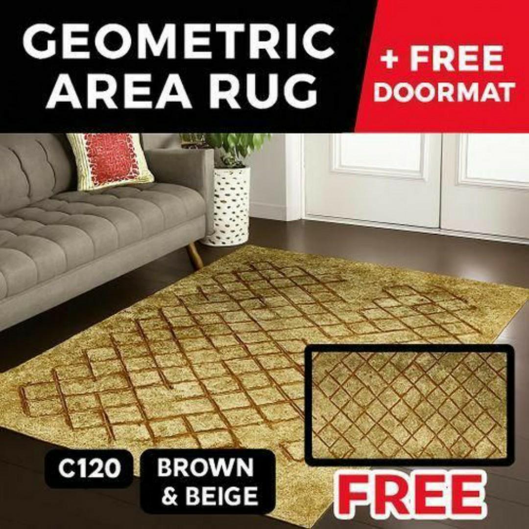 Mac Carpet Luxurious Turkish Carpets Area Rug – Elegant Carpet with FREE Door mat - Comfort & Durable Material for Stylish Living Rooms Floor Mats Home Decor