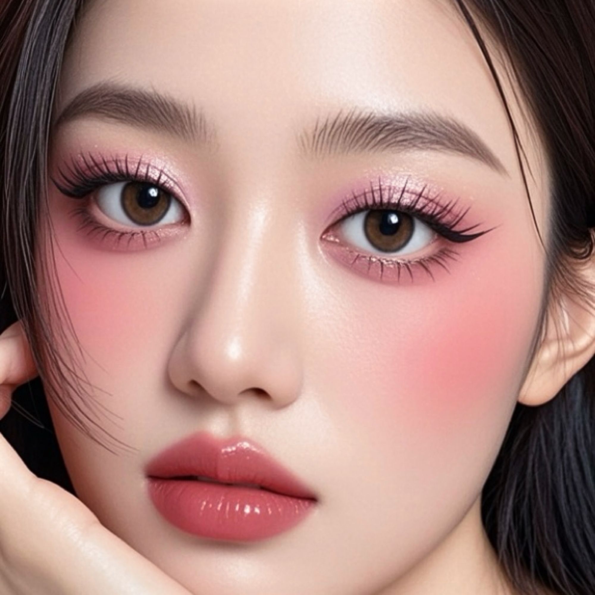 10-Pack Dense Crisscross False Eyelashes 13mm Hard Core Fake Lashes for Makeup