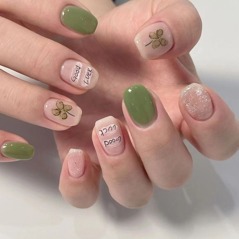 Ms.Miemie 24pcs Fake Nails Reusable Stick On Nails Press on Full Cover False Nail Tips with Jelly Stickers Makeup Accessorise view 2