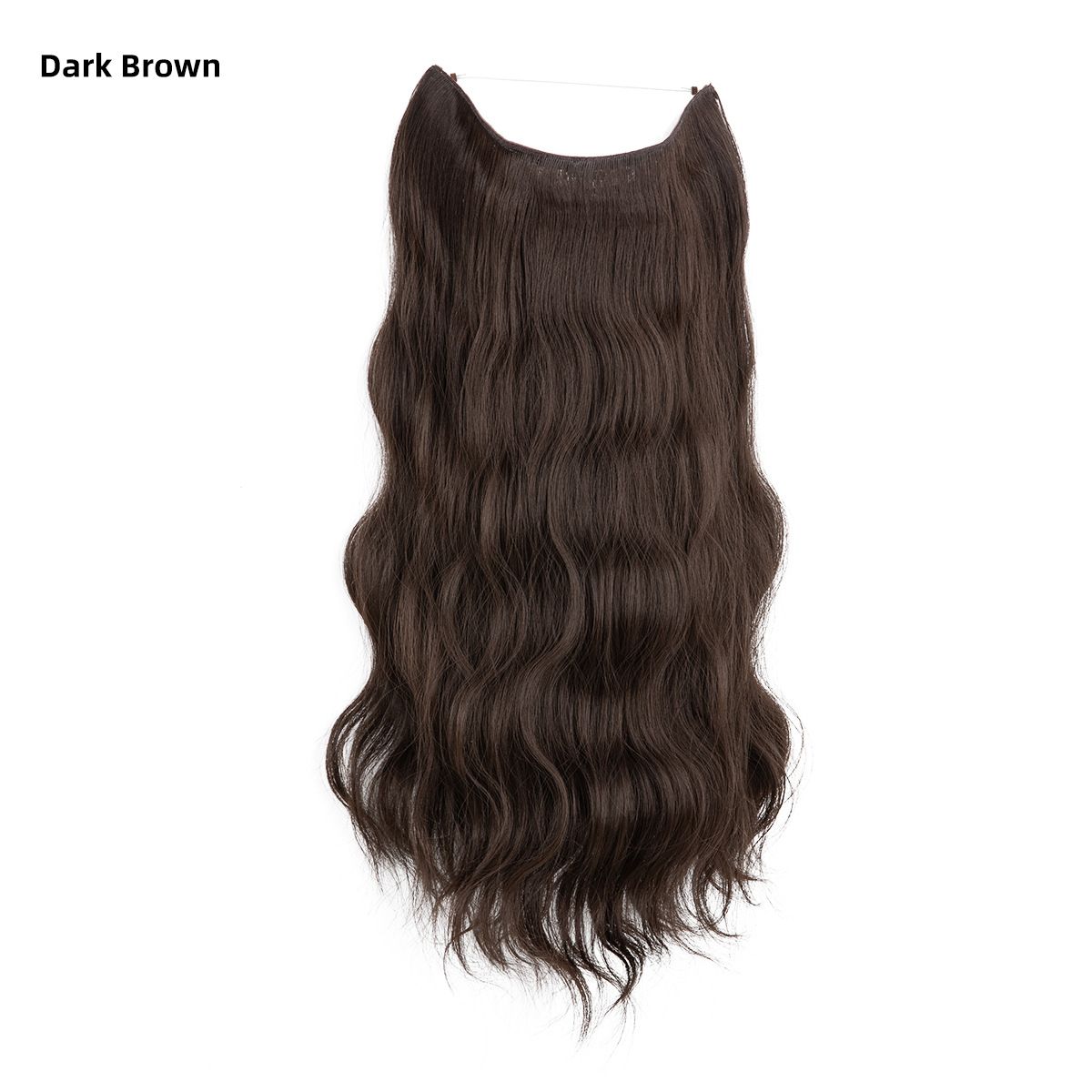 Women's One - Piece Hair Extension Synthetic Wig - Long Wavy Curly Hair Seamless Hairpiece for Fashionable Ladies
Fashion wig, female wig piece, one-piece hair piece, large wave long curly hair