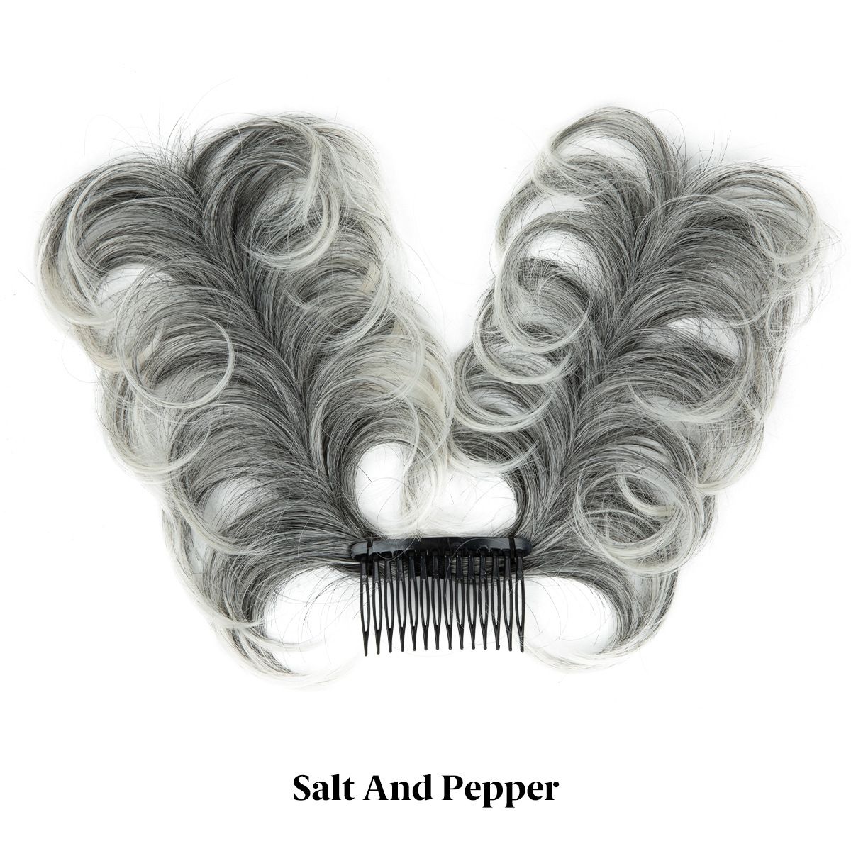 Women's Synthetic Curly Hair Bun Extension with Clip + Wavy Side Hair Pieces Set, Voluminous Messy Bun Hairpiece & Side Hair Extensions for Easy Quick Updo Styling, Hair Accessories for Daily Wear