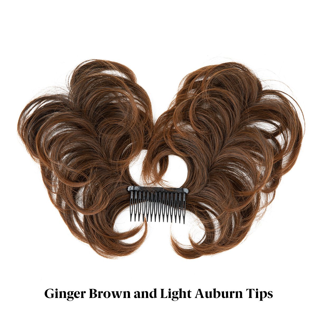 Women's Synthetic Curly Hair Bun Extension with Clip + Wavy Side Hair Pieces Set, Voluminous Messy Bun Hairpiece & Side Hair Extensions for Easy Quick Updo Styling, Hair Accessories for Daily Wear