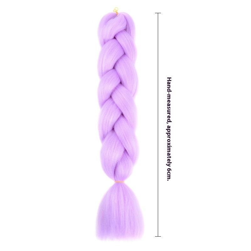 【Multiple Colors】Long Braided Synthetic Hair Extensions for Women, Jumbo Braids Hairpieces, High Temperature Fiber, Ideal for Cosplay, Daily Wear, Party