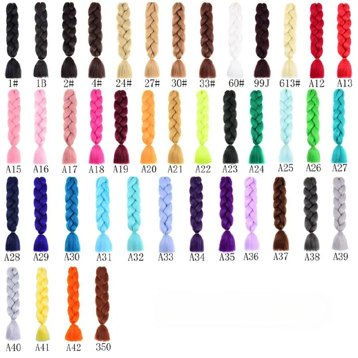 【Multiple Colors】Long Braided Synthetic Hair Extensions for Women, Jumbo Braids Hairpieces, High Temperature Fiber, Ideal for Cosplay, Daily Wear, Party