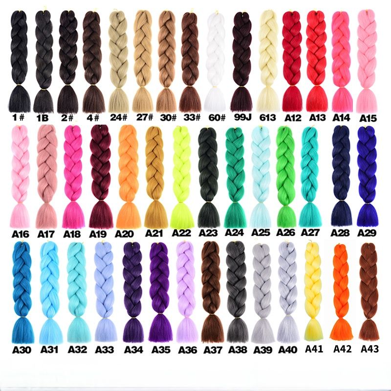 【Multiple Colors】Long Braided Synthetic Hair Extensions for Women, Jumbo Braids Hairpieces, High Temperature Fiber, Ideal for Cosplay, Daily Wear, Party