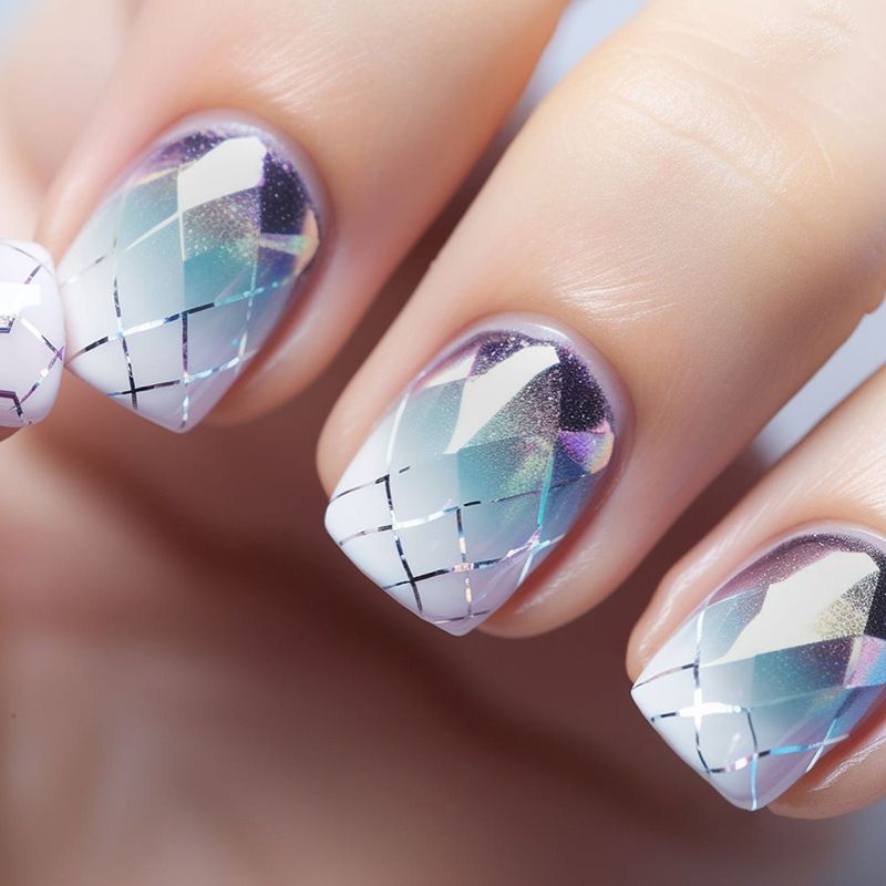 Ms.Miemie 24pcs Fake Nails Reusable Stick On Nails Press on Full Cover False Nail Tips with Jelly Stickers Makeup Accessorise view 2