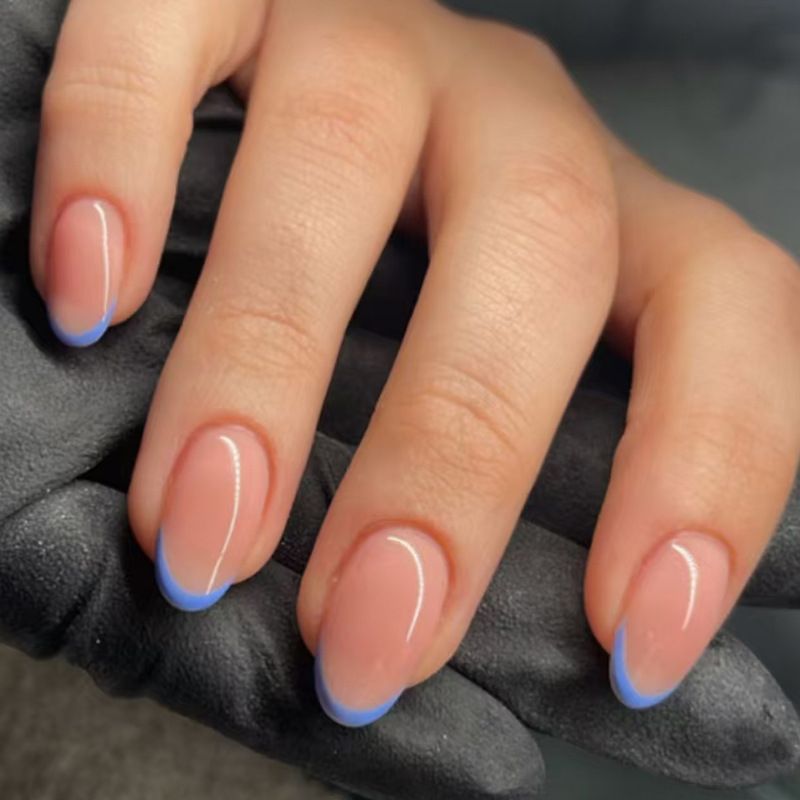 Ms.Miemie 24pcs Fake Nails Reusable Stick On Nails Press on Full Cover False Nail Tips with Jelly Stickers Makeup Accessorise view 3