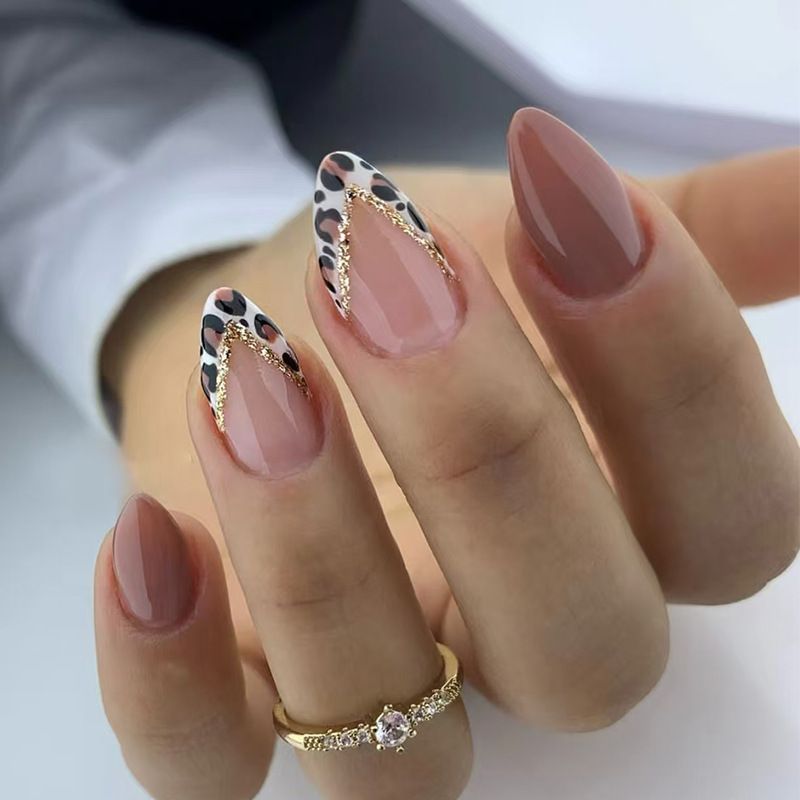 Ms.Miemie 24pcs Fake Nails Reusable Stick On Nails Press on Full Cover False Nail Tips with Jelly Stickers Makeup Accessorise view 4