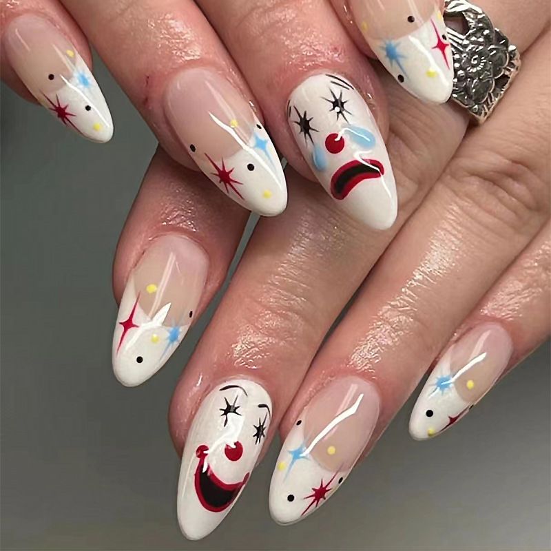 Ms.Miemie 24pcs Fake Nails Reusable Stick On Nails Press on Full Cover False Nail Tips with Jelly Stickers Makeup Accessorise view 5