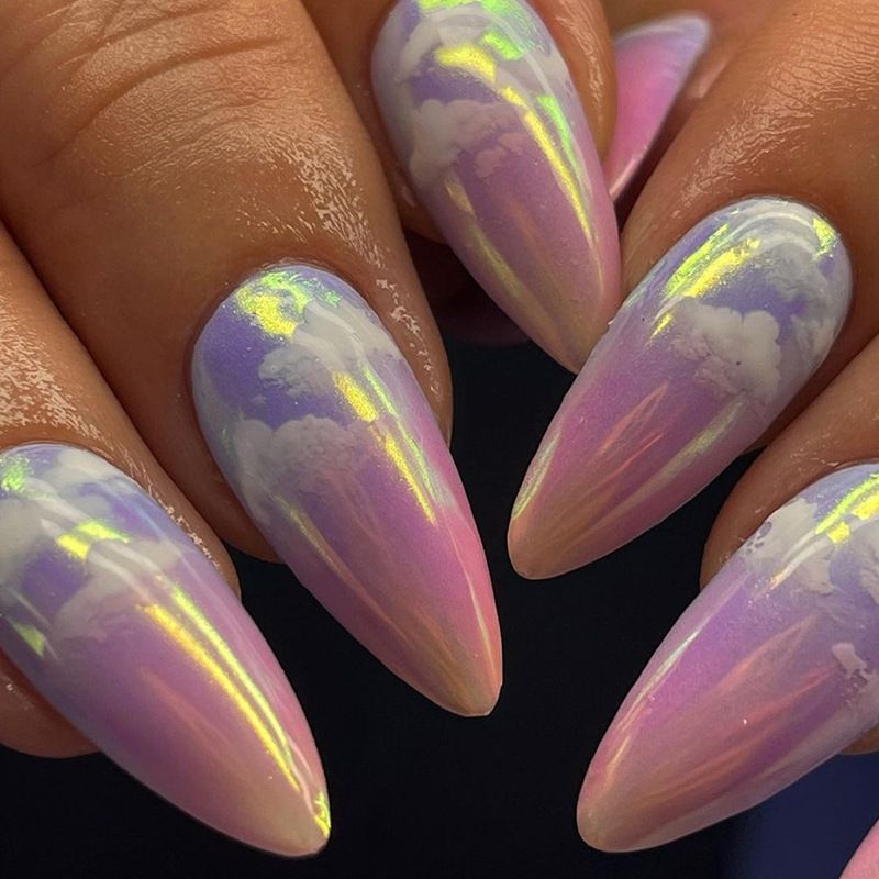 Ms.Miemie 24pcs Fake Nails Reusable Stick On Nails Press on Full Cover False Nail Tips with Jelly Stickers Makeup Accessorise view 5