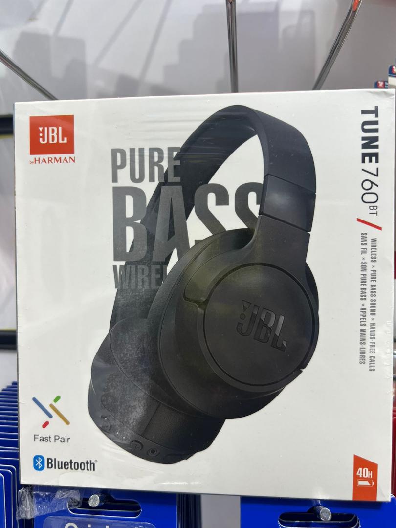 NEW FLASH SALES!!!! Brand New! JBL TUNE 760BT by HARMAN: Noise-cancelling Wireless Headset On-Ear Headphones with Pure Bass Sound Hands free calls Foldable design light weight earphones Head Set