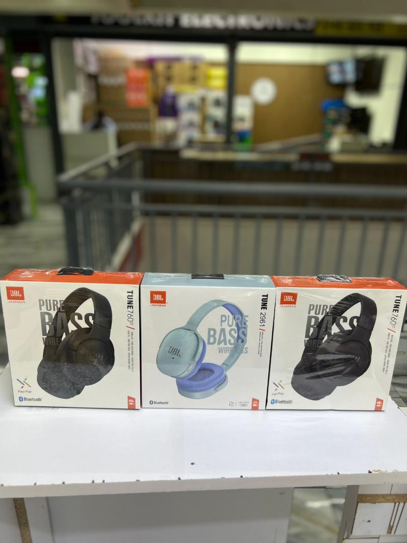 NEW FLASH SALES!!!! Brand New! JBL TUNE 760BT by HARMAN: Noise-cancelling Wireless Headset On-Ear Headphones with Pure Bass Sound Hands free calls Foldable design light weight earphones Head Set