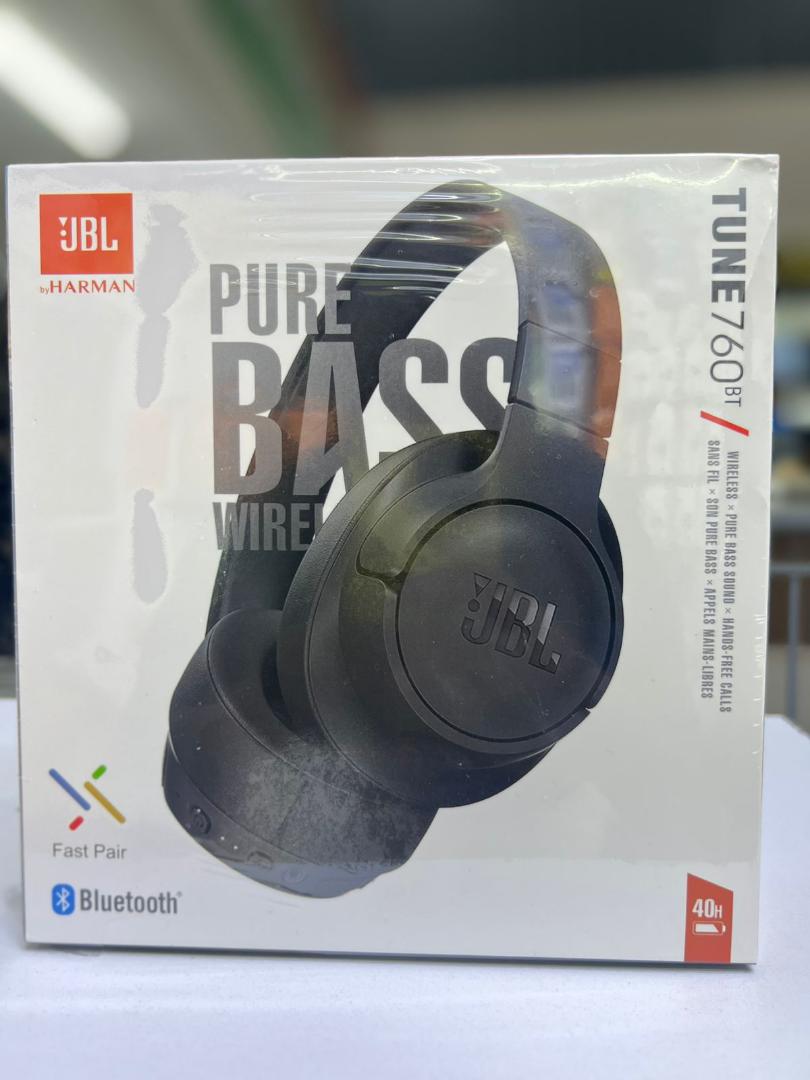NEW FLASH SALES!!!! Brand New! JBL TUNE 760BT by HARMAN: Noise-cancelling Wireless Headset On-Ear Headphones with Pure Bass Sound Hands free calls Foldable design light weight earphones Head Set