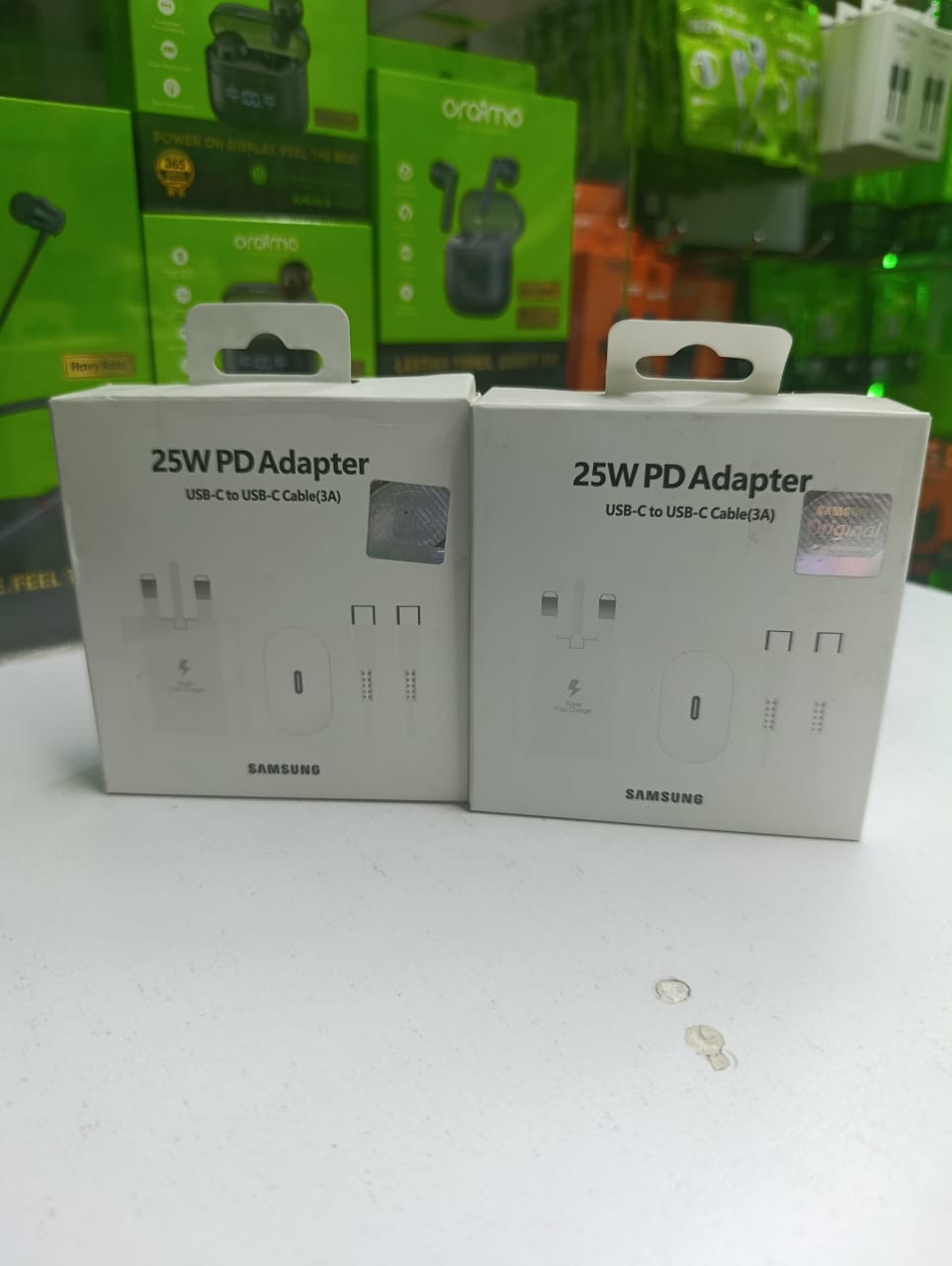 Fast & Reliable Charging – Samsung 25W PD Adapter + USB-C to C 3A Cable

Charge your devices quickly and safely with the Samsung 25W PD Adapter paired with a USB-C to USB-C 3A Cable – perfect for smar