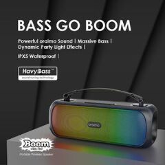 🔊🔥 ORAIMO OBS-75D BASS GO BOOM – PORTABLE WIRELESS SPEAKER 🔥🔊
Turn Up The Volume. Feel The Bass. Anywhere You Go!

Bring the party to life with the powerful Oraimo Bass Go Boom Speaker —