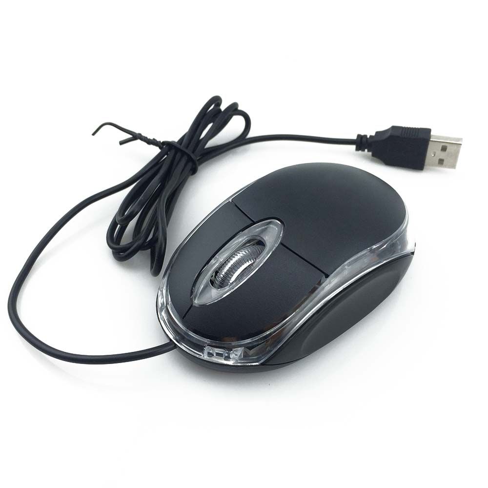HP Wired USB Optical Mouse – Plug & Play, High Accuracy Sensor, Ergonomic Grip, Reliable for Desktop, Laptop, Students, Office, Home, School & Gaming Black