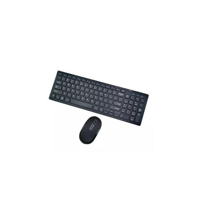 Mini Black Wireless Keyboard And Mouse Combo