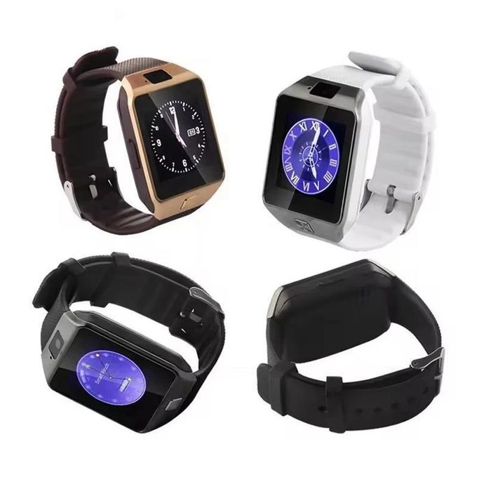 Smart2030 W007 Gold Smartwatch With SIM Card Slot, Music Playback, Multi-Sport Tracking, Social Media Notifications, And Call Alerts