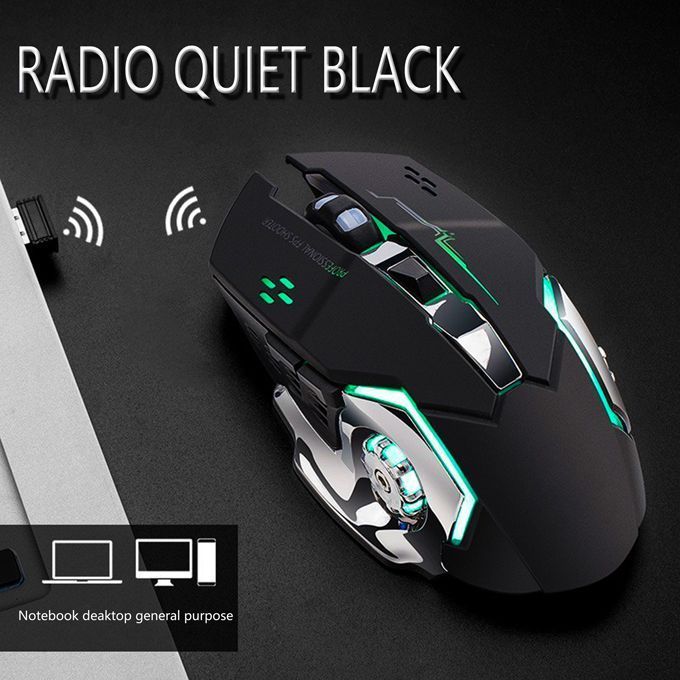 Mouse | Wireless Mouse | Wireless 2.4G Mouse Rechargeable 5.2 Bluetooth Silent Mouse