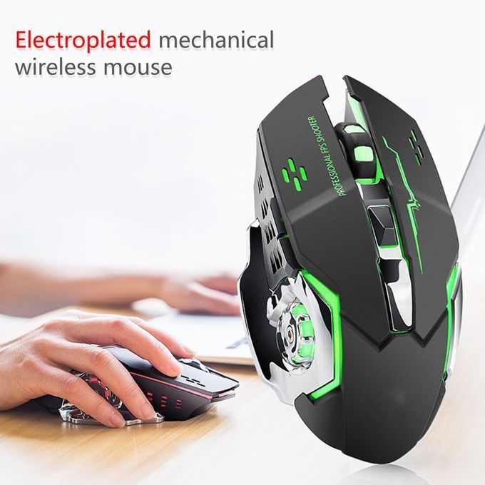 Mouse | Wireless Mouse | Wireless 2.4G Mouse Rechargeable 5.2 Bluetooth Silent Mouse