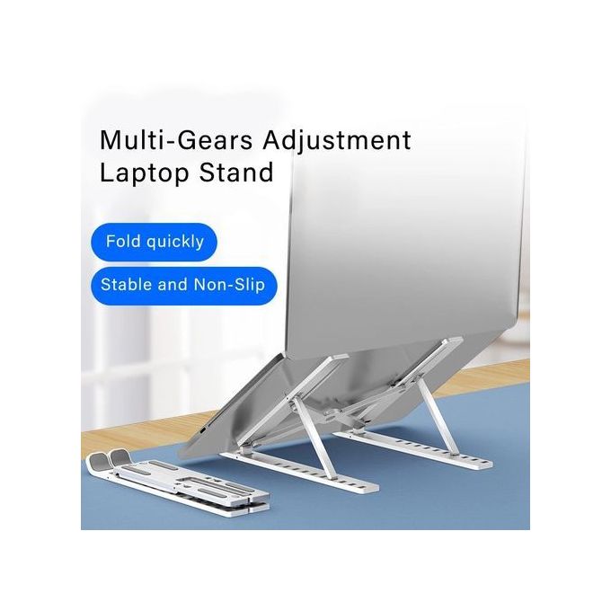 Adjustable Laptop Stand Foldable Aluminum Holder Riser for MacBook, Dell, HP, Lenovo, iPad & Tablets | Adjustable Laptop Stand Foldable Aluminum Holder Riser for MacBook, Dell, HP, Lenovo, iPad & Tabl