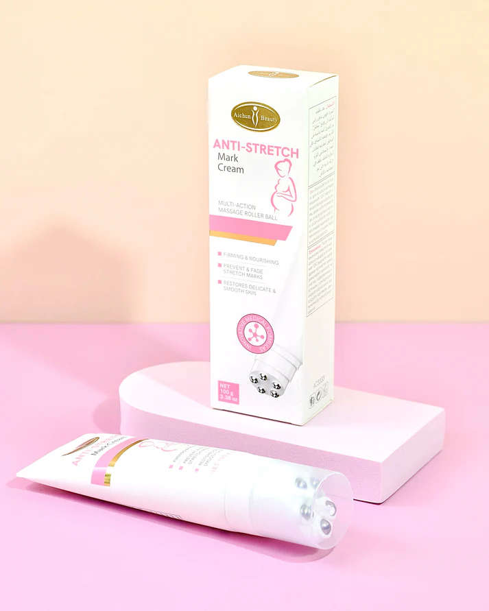 Aichun Beauty Anti-Stretch Mark Cream with Massager  – (100 g)