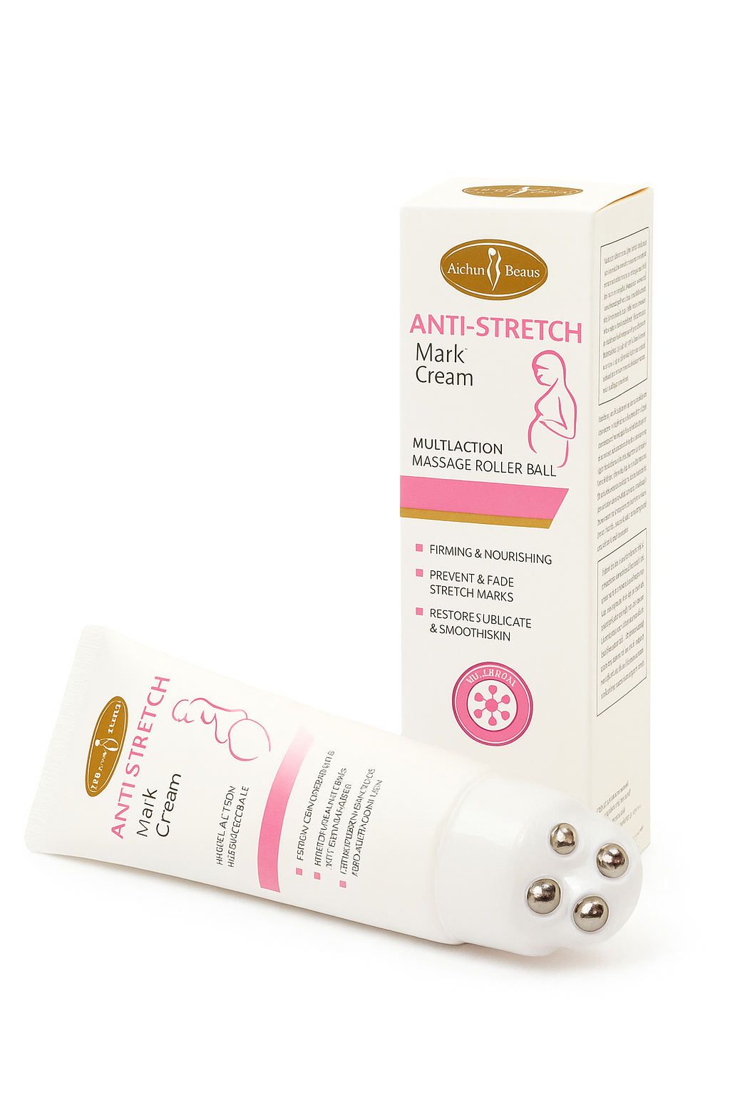 Aichun Beauty Anti-Stretch Mark Cream with Massager  – (100 g)