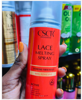 CSCR PROFESSIONAL Lace Melting Spray - Extreme Firm Hold Wig Adhesive (ACTIVE)