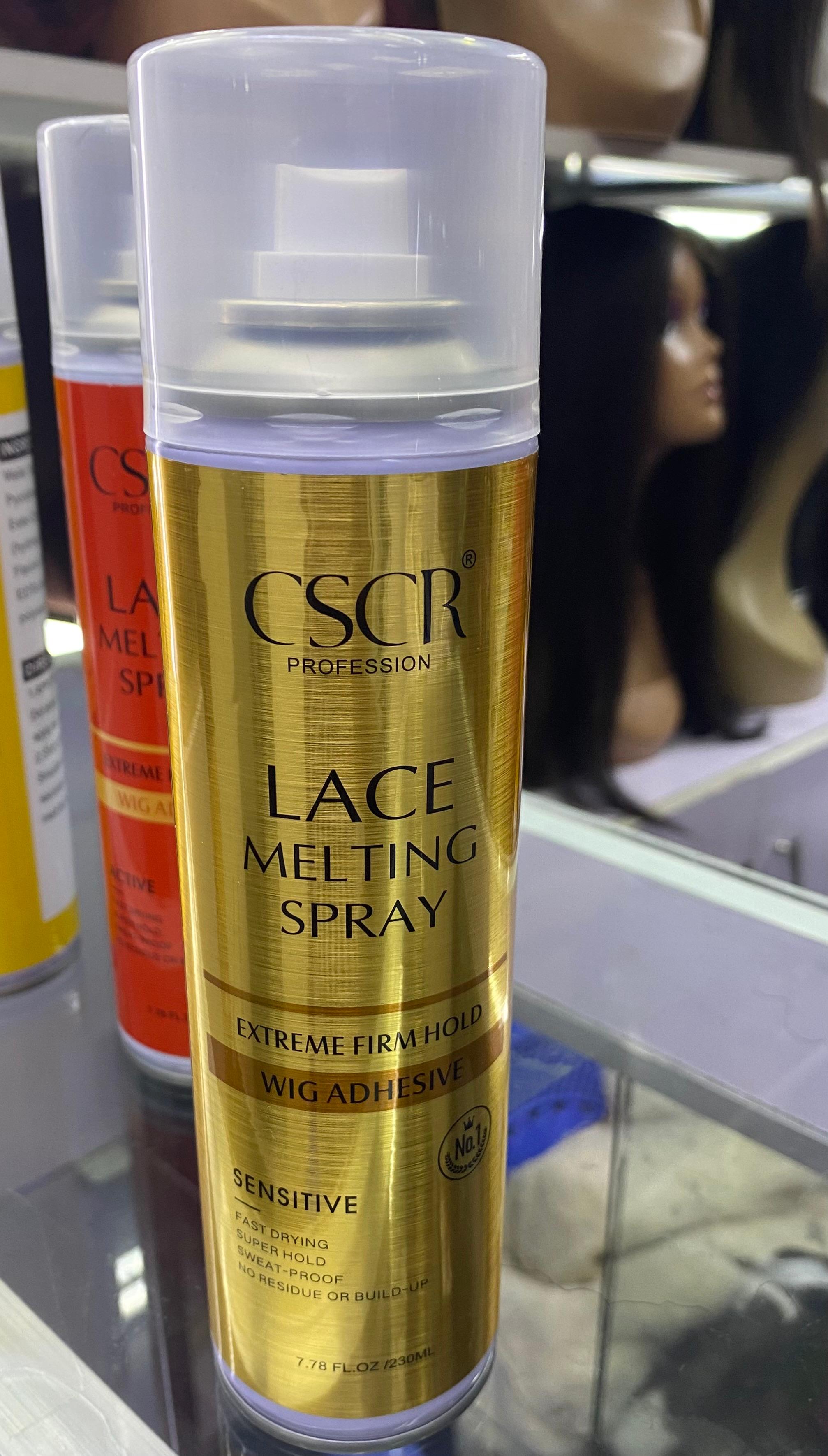 CSCR PROFESSIONAL Lace Melting Spray – Extreme Firm Hold Wig Adhesive (Sensitive Formula)