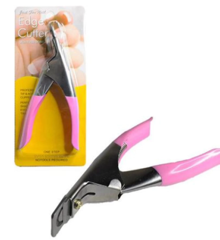 Acrylic Nail Cutter with Magnet Sizer & Length Measurement,Adjustable Stainless Nail Trimmer for Salon Home Nail Art, Professional Nail Clippers for Precise Manicures