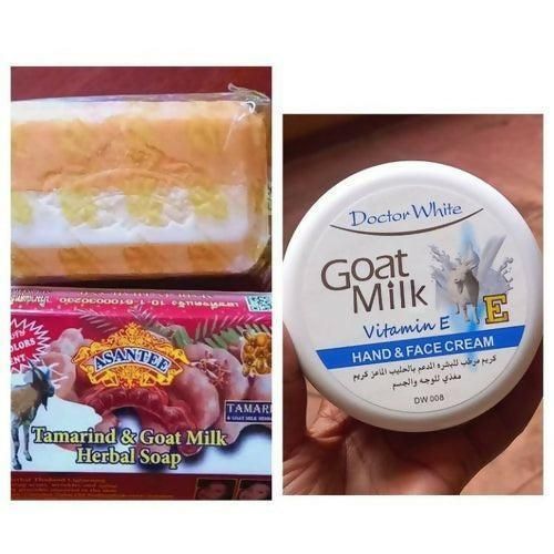Doctor White Goatmilk Cream + Asantee Tamarind Goat Milk Soap