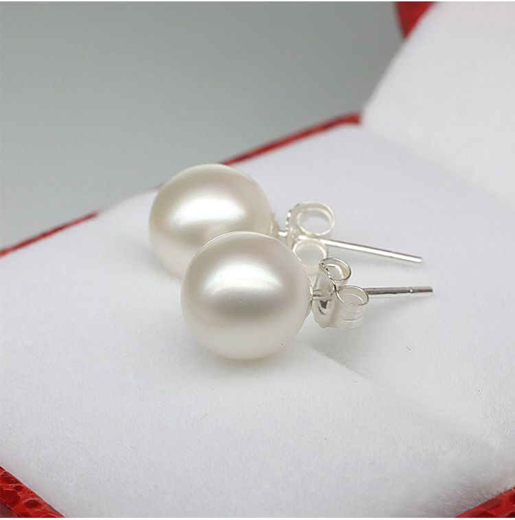 Jewelry Earrings Popular Pearl Pure Silver Earnail Earrings Fashion Earrings for Women 925 Silver Earrings