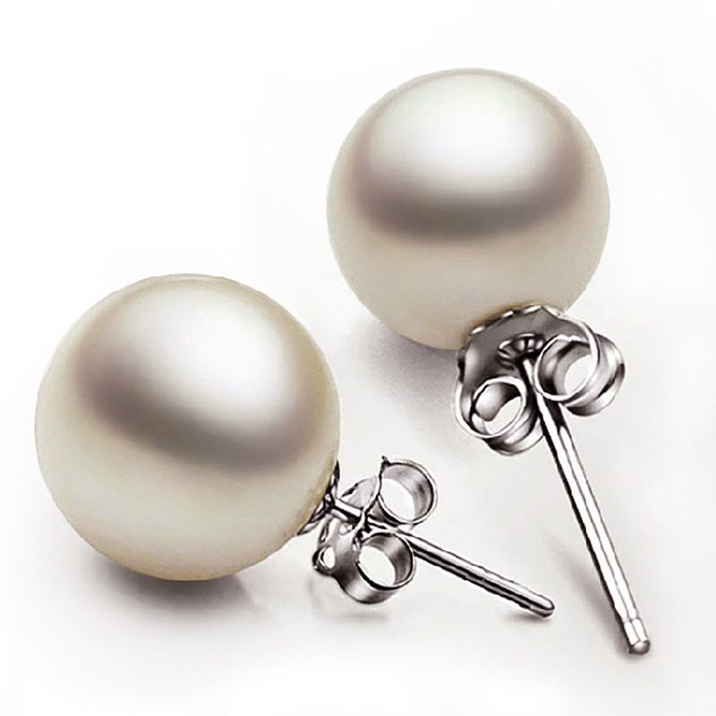 Jewelry Earrings Popular Pearl Pure Silver Earnail Earrings Fashion Earrings for Women 925 Silver Earrings