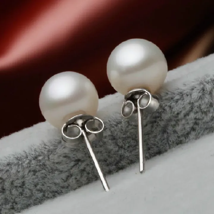 Jewelry Earrings Popular Pearl Pure Silver Earnail Earrings Fashion Earrings for Women 925 Silver Earrings