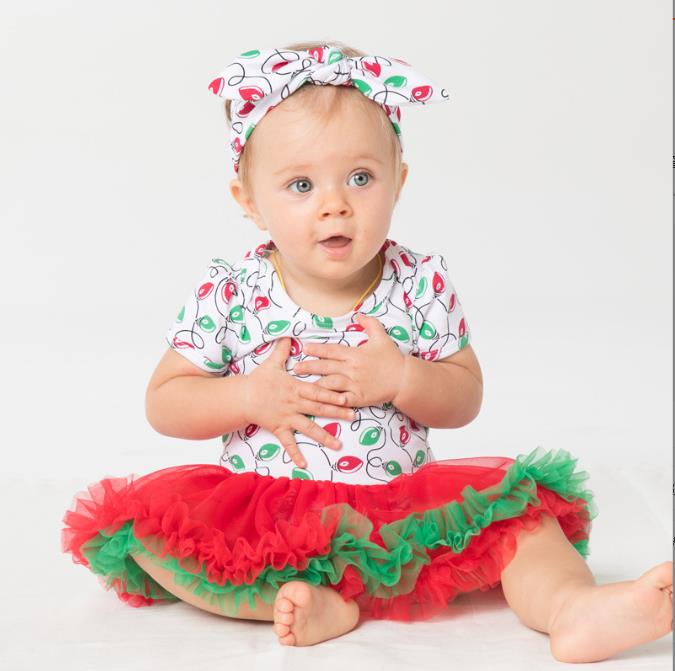 Children's clothing, Christmas gifts, baby dresses, newborn clothes, mesh princess dresses