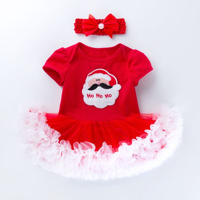 Children's clothing, Christmas gifts, baby dresses, newborn clothes, mesh princess dresses