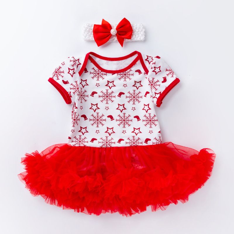 Children's clothing, Christmas gifts, baby dresses, newborn clothes, mesh princess dresses