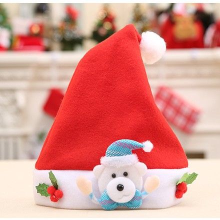 Christmas decorations, Santa Claus hats, children's hats, Christmas gifts, Christmas children's hats