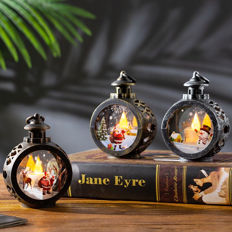 Christmas decorations, vintage night lights, glowing gifts, window displays, desktop decorations, props, atmosphere ornaments