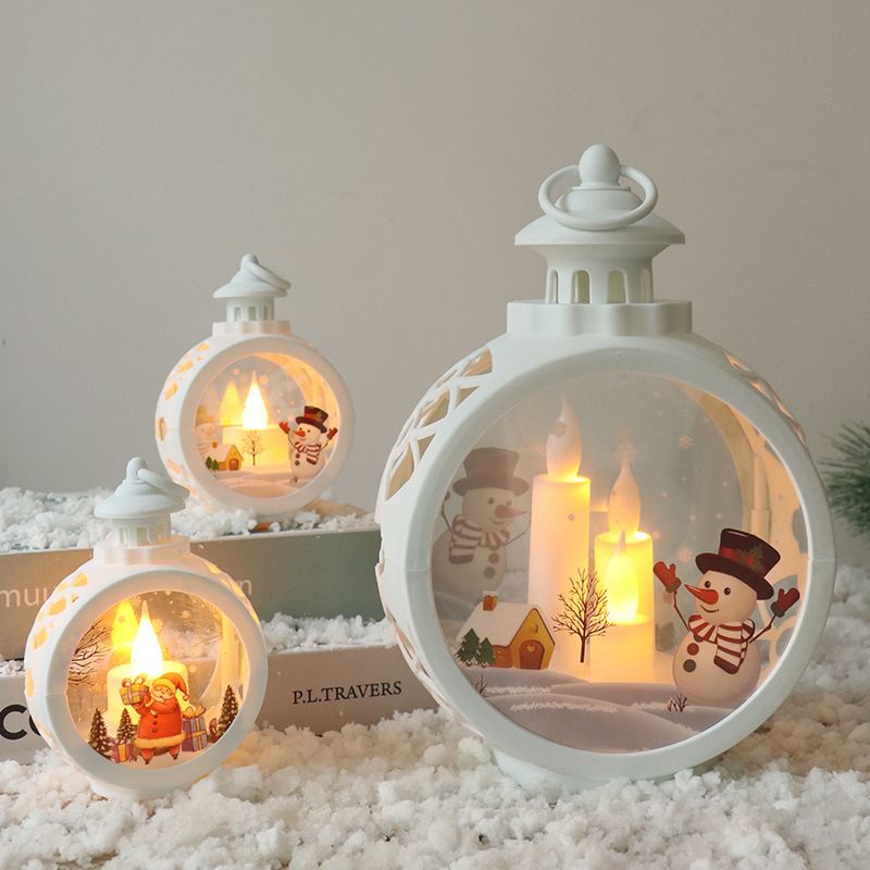 Christmas decorations, vintage night lights, glowing gifts, window displays, desktop decorations, props, atmosphere ornaments
