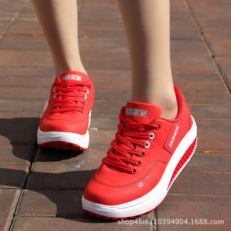 New hot selling outdoor plus size spring summer autumn leather rocking shoes women's shoes sports shoes single shoes