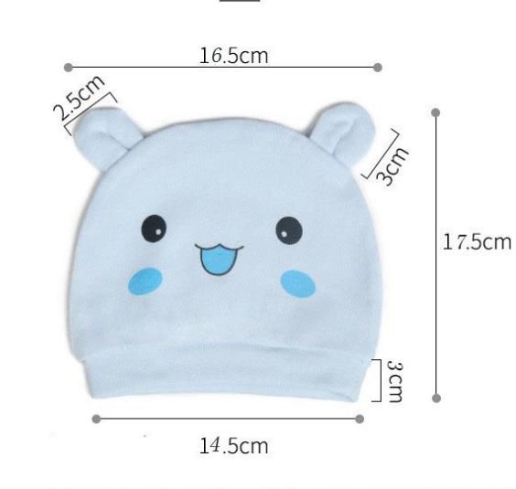 Newborn fetal cap 0-8 months spring and autumn pure cotton baby hat for boys and girls
