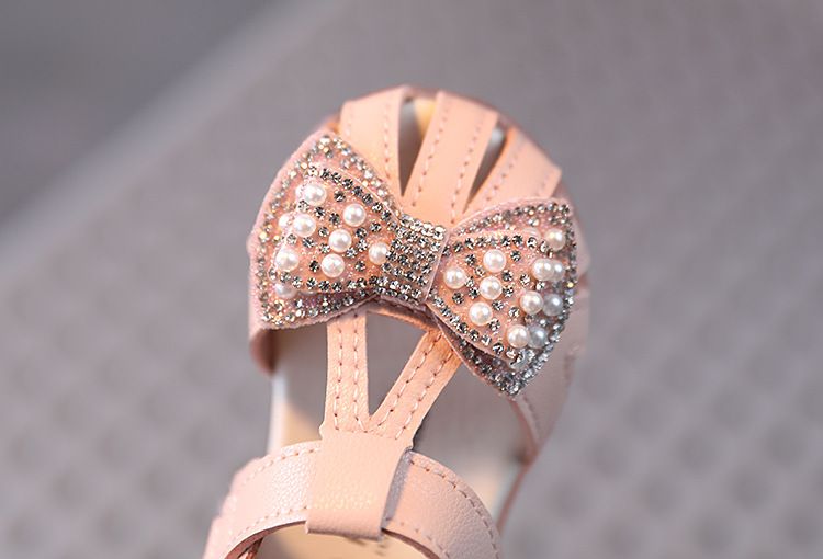 Summer baby sandals breathable baby sandals girl princess shoes anti slip lightweight walking shoes